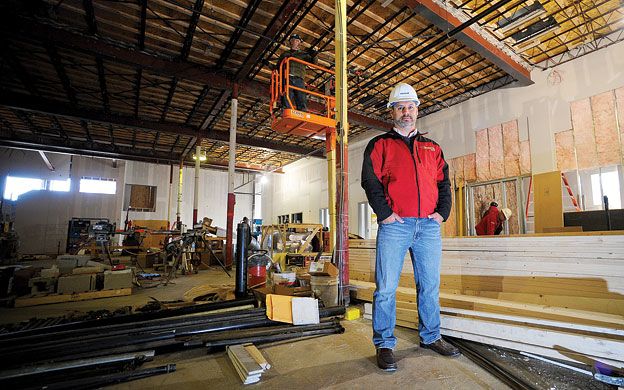 Jason Levesque, Argo Marketing founder and CEO, in the former McCrory's department store his company is renovating in a $2.6 million project