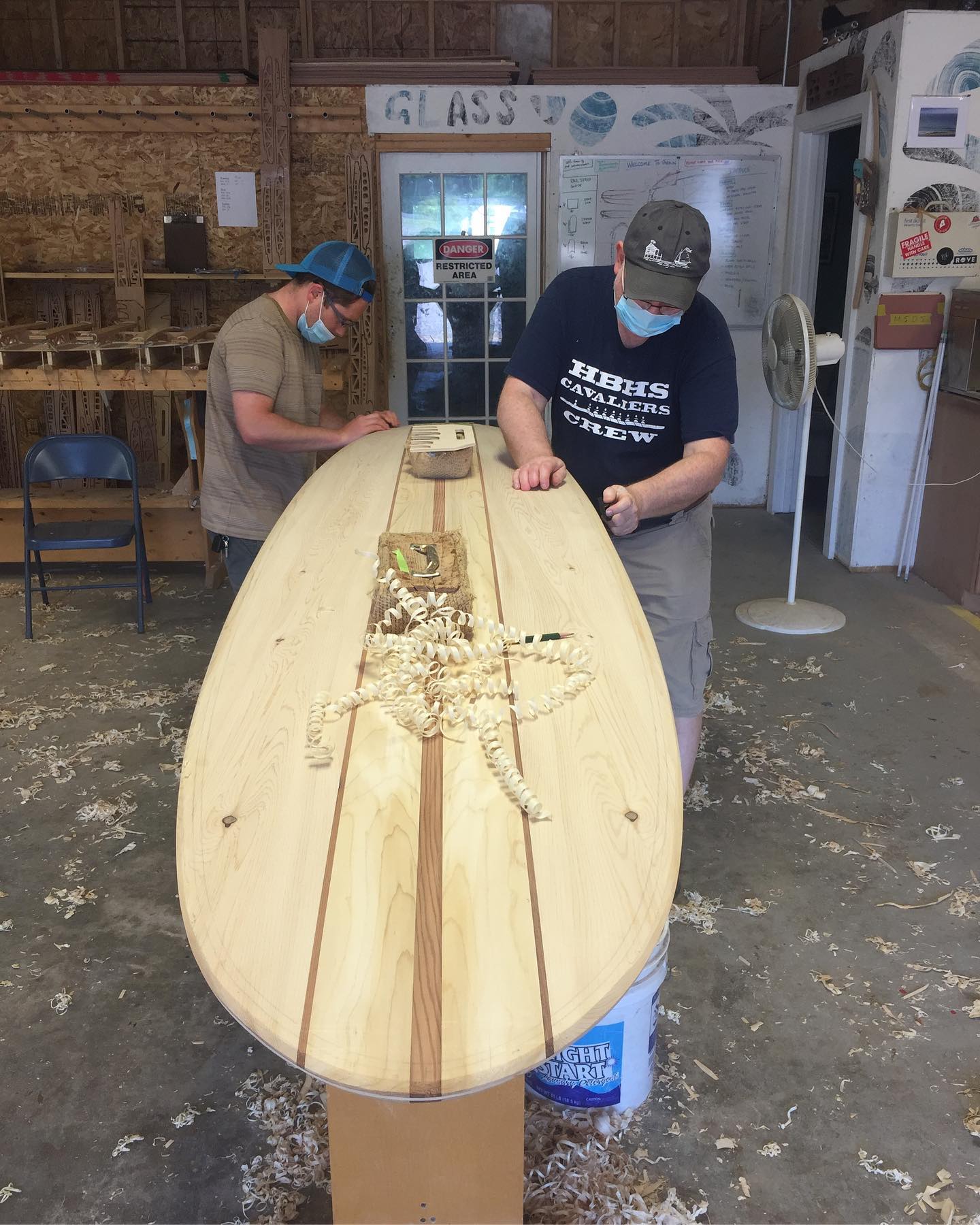 Pandemic gives York surfboard maker time to finalize new hybrid design