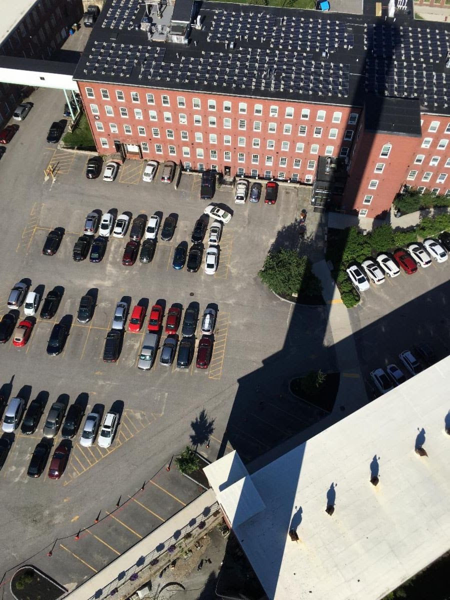 Biddeford's Pepperell Mill campus restores historic chimney stack