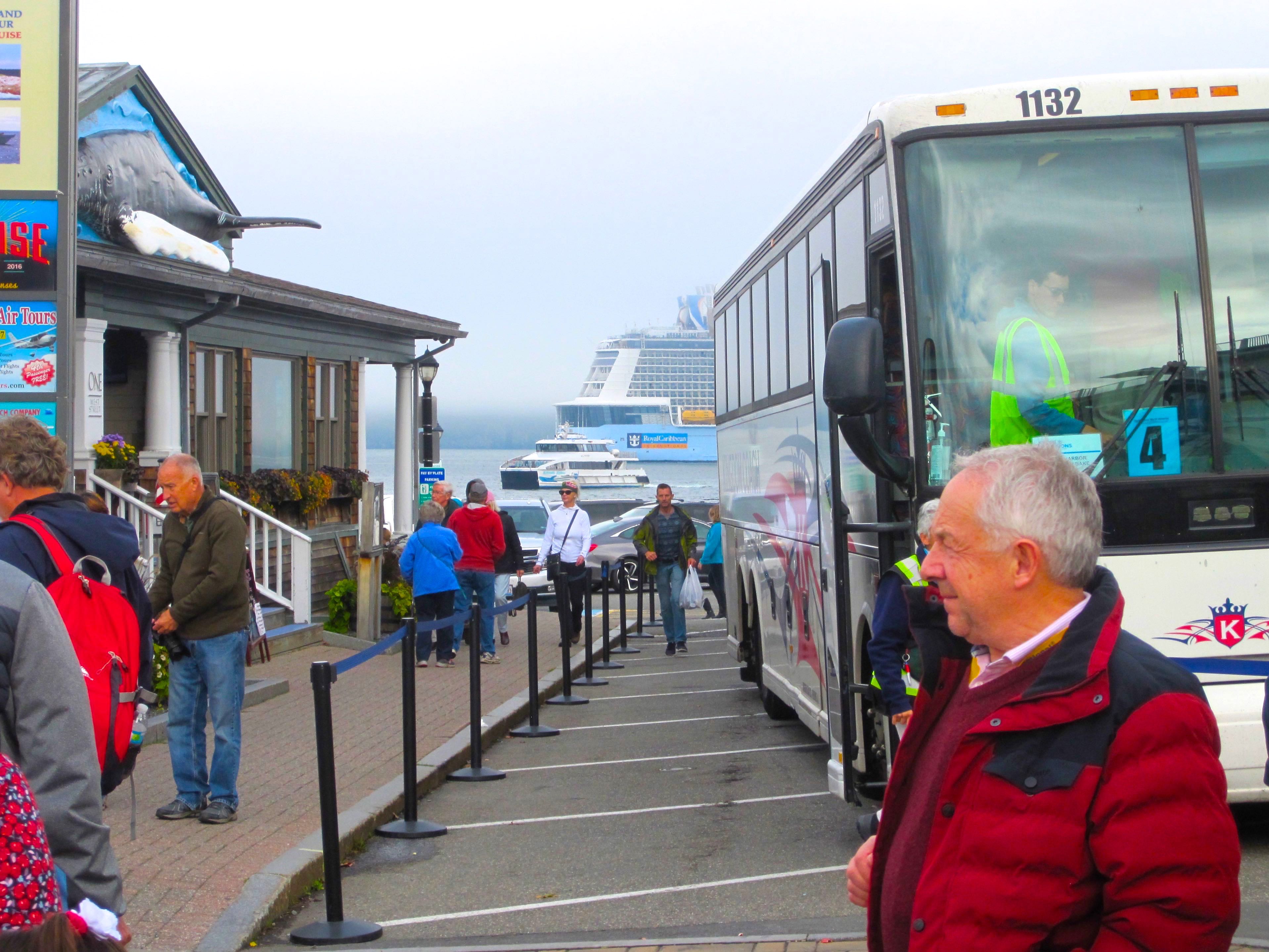 bar harbor cruise ship limits