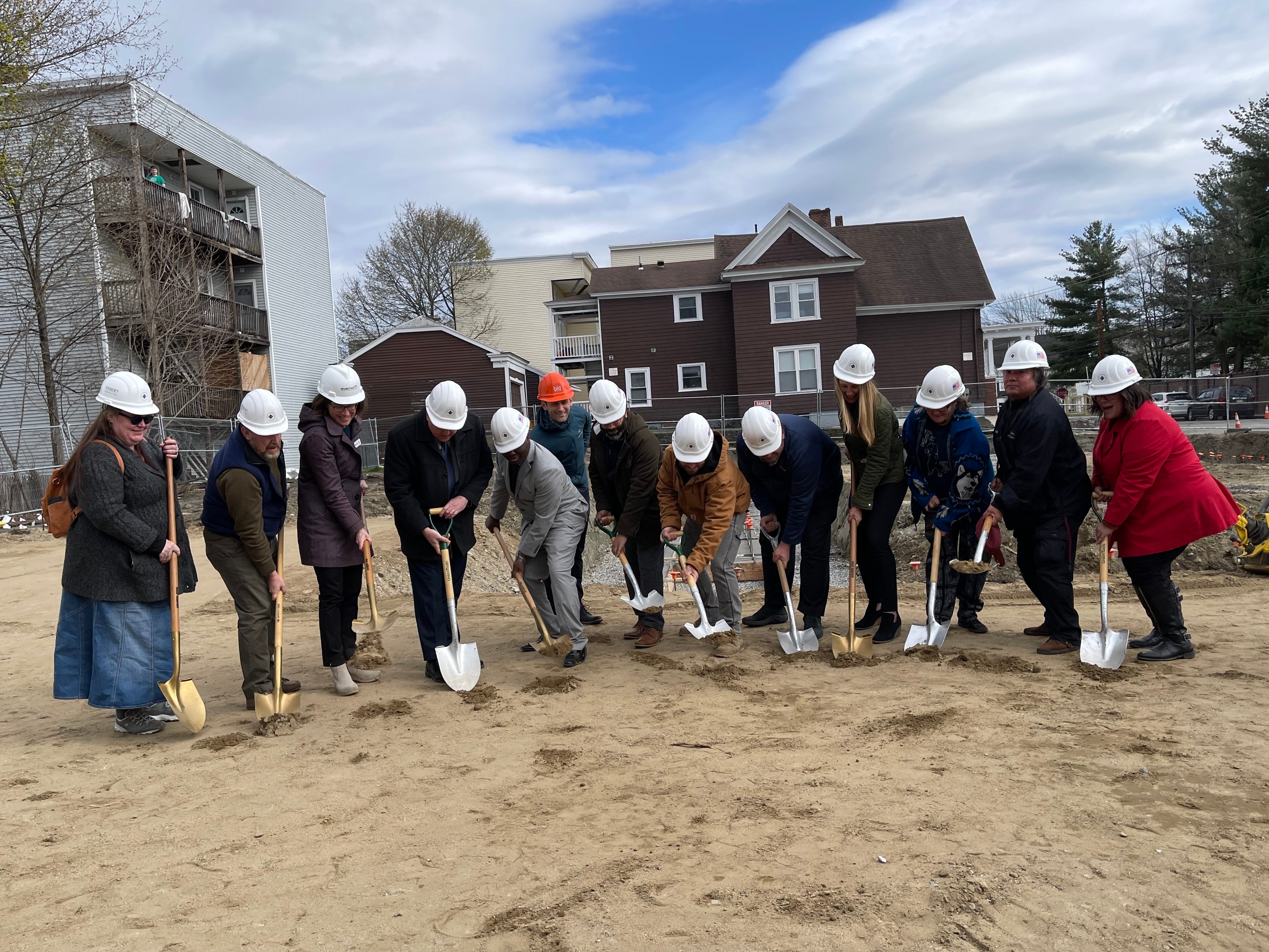 Lewiston housing group led by residents breaks ground on two new buildings