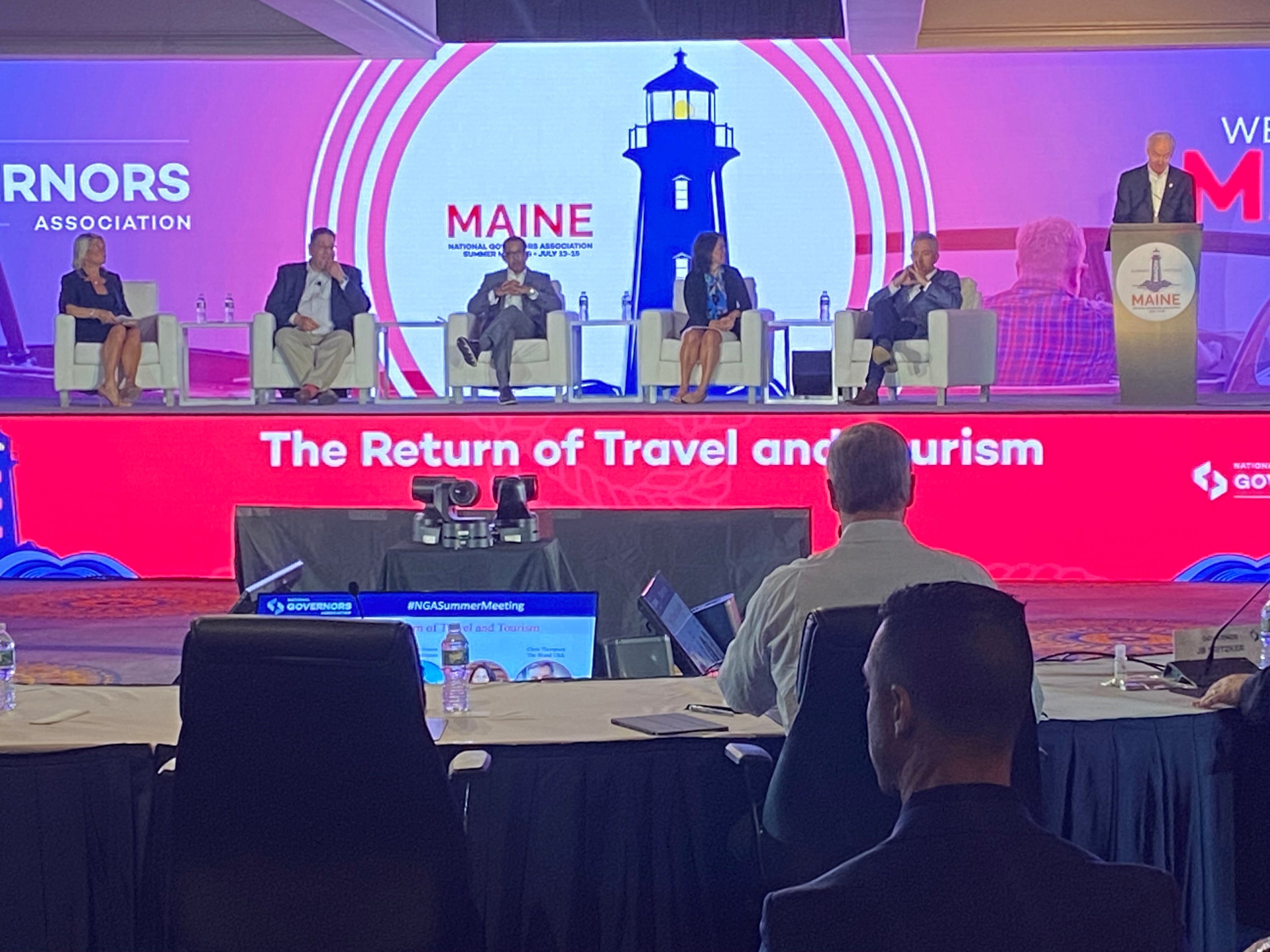 Tourism experts give mixed outlook at NGA meeting; Mills, peers cite