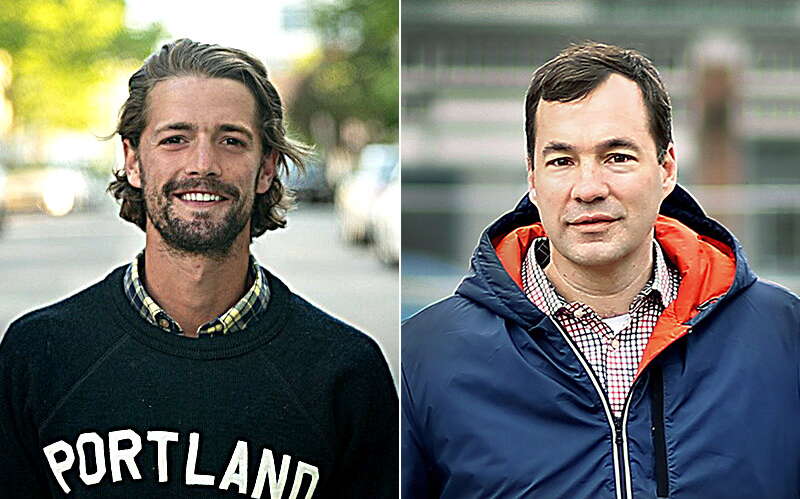 Portraits of Gabe Hoffman-Johnson and Johnson Culley