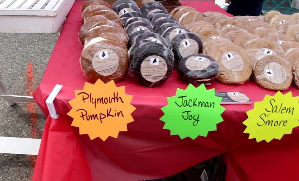 close-up of various types of whoopie pies on a table