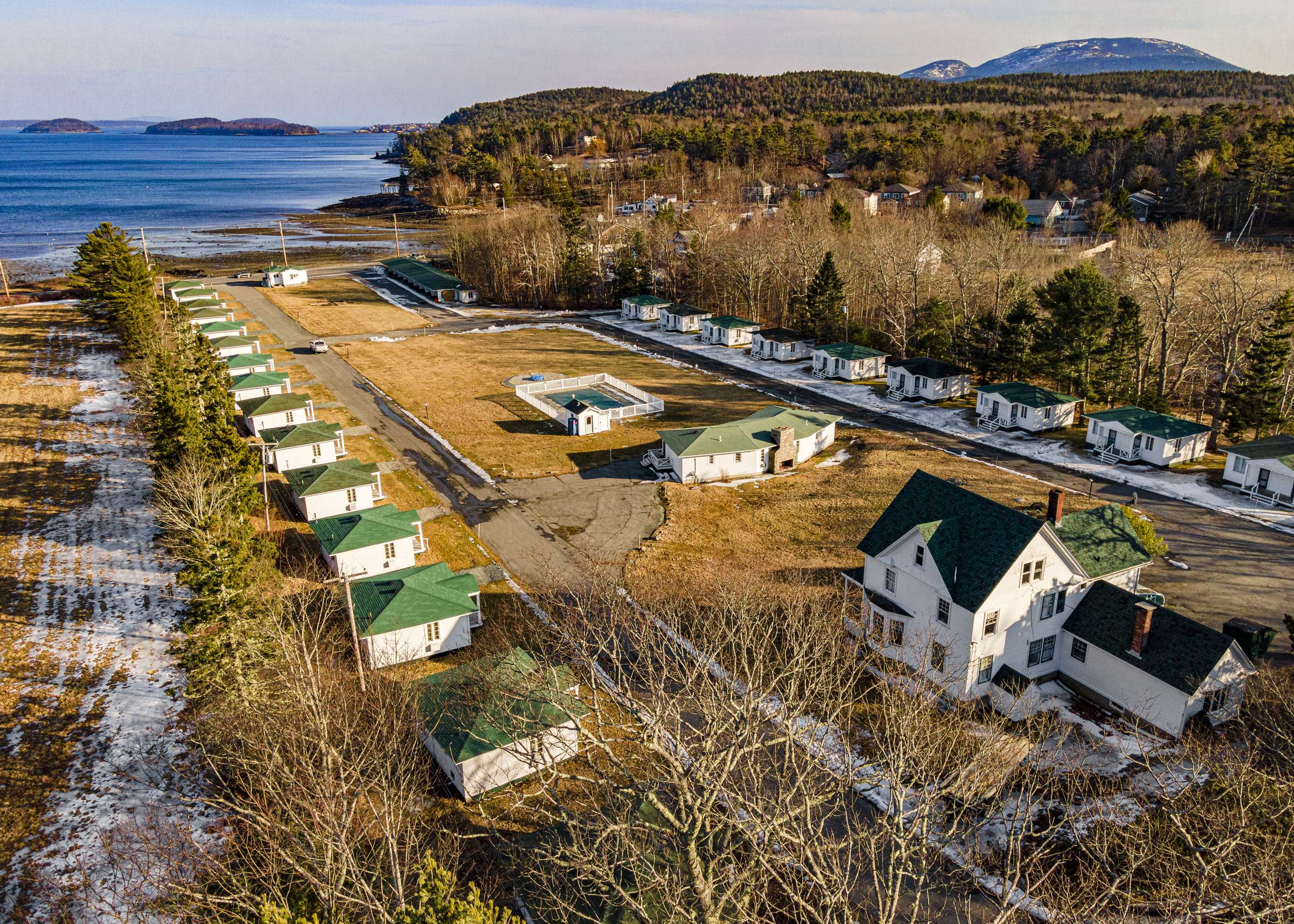 aerial cottages