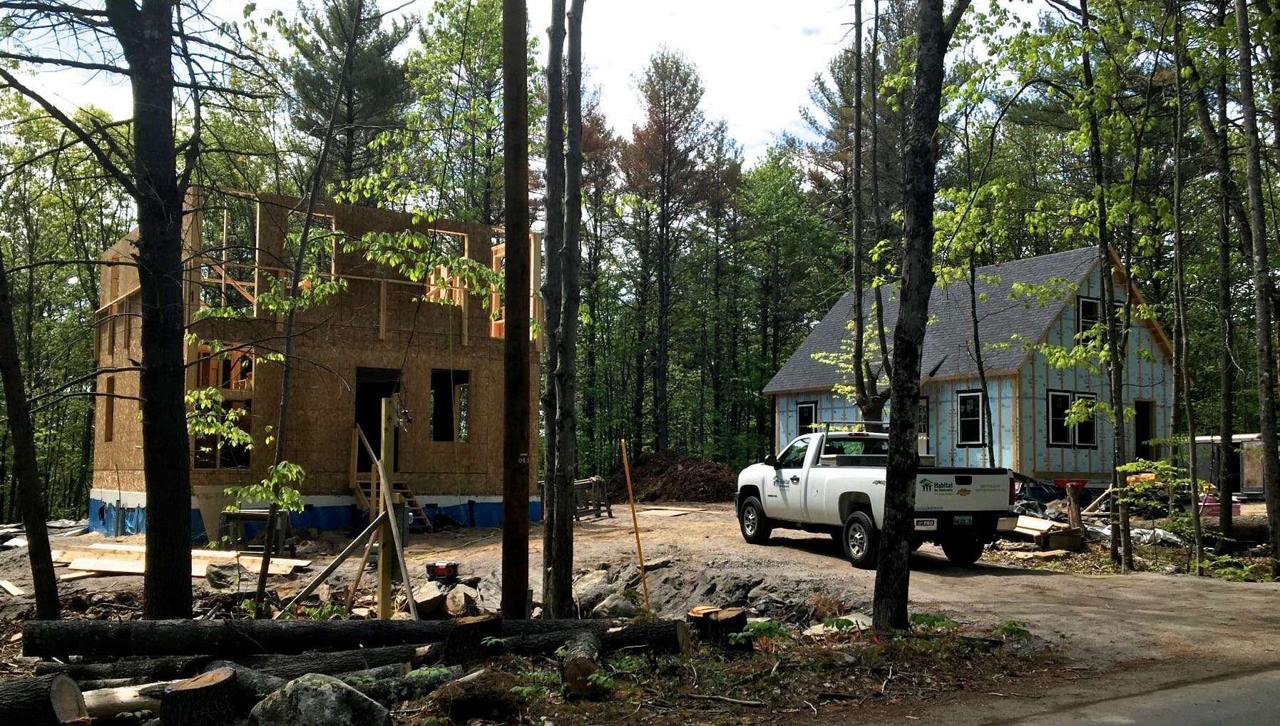 houses under construction