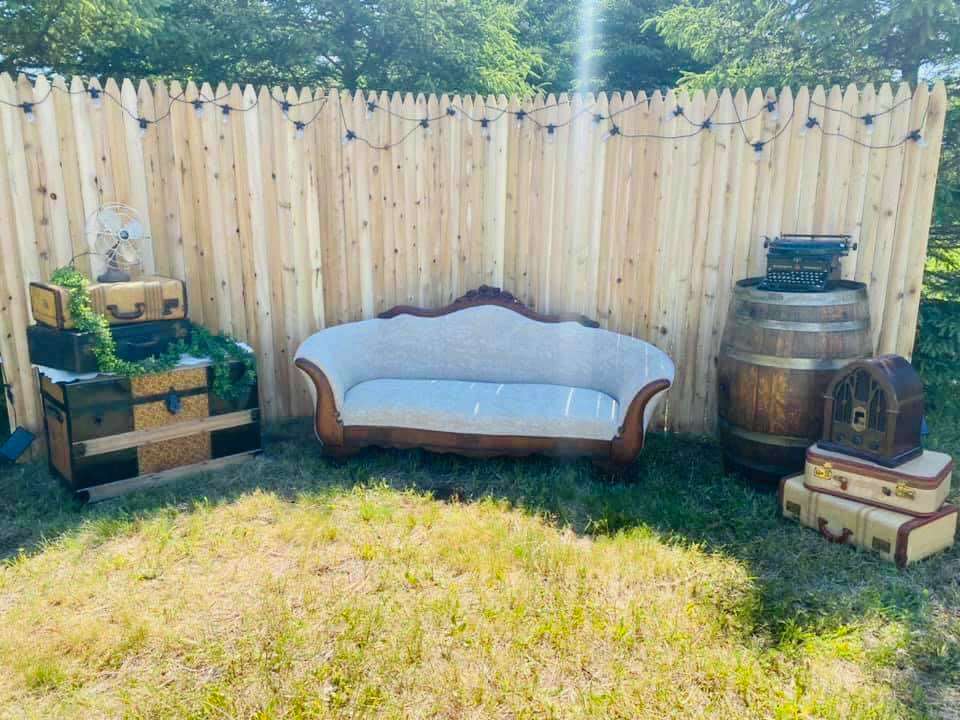 furniture and fence