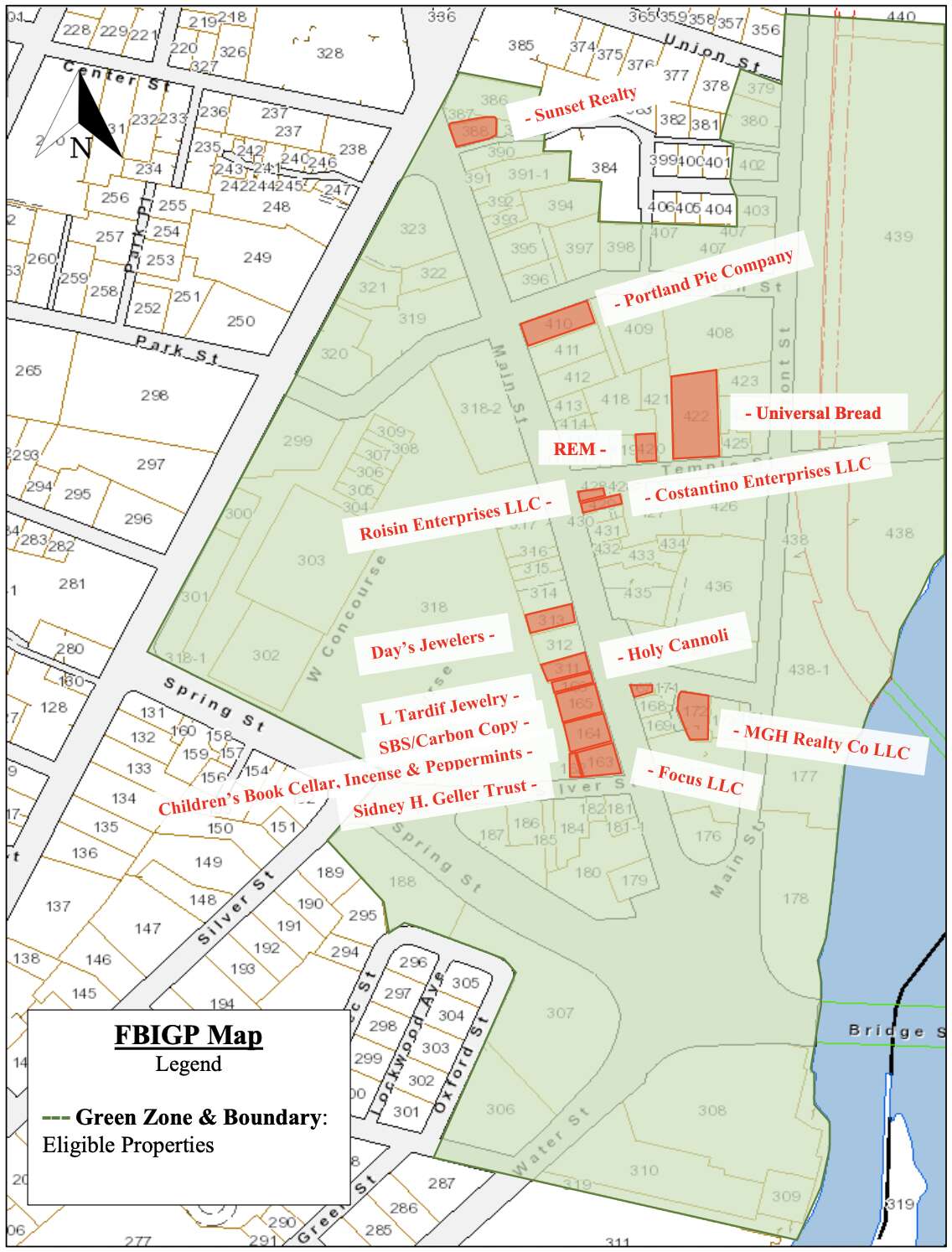 map with labels