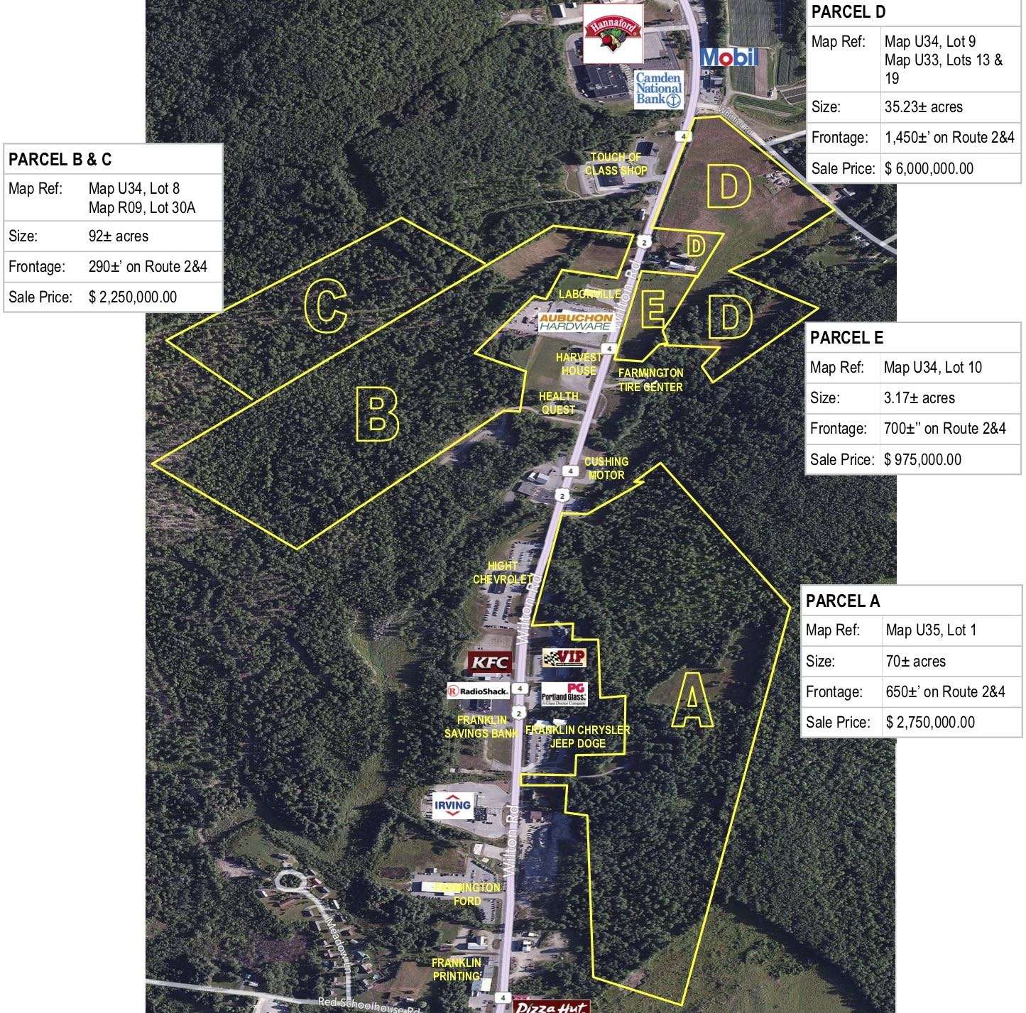 aerial with info boxes