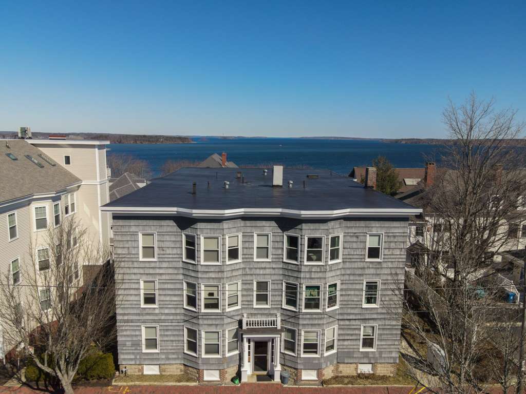 apartment building aerial