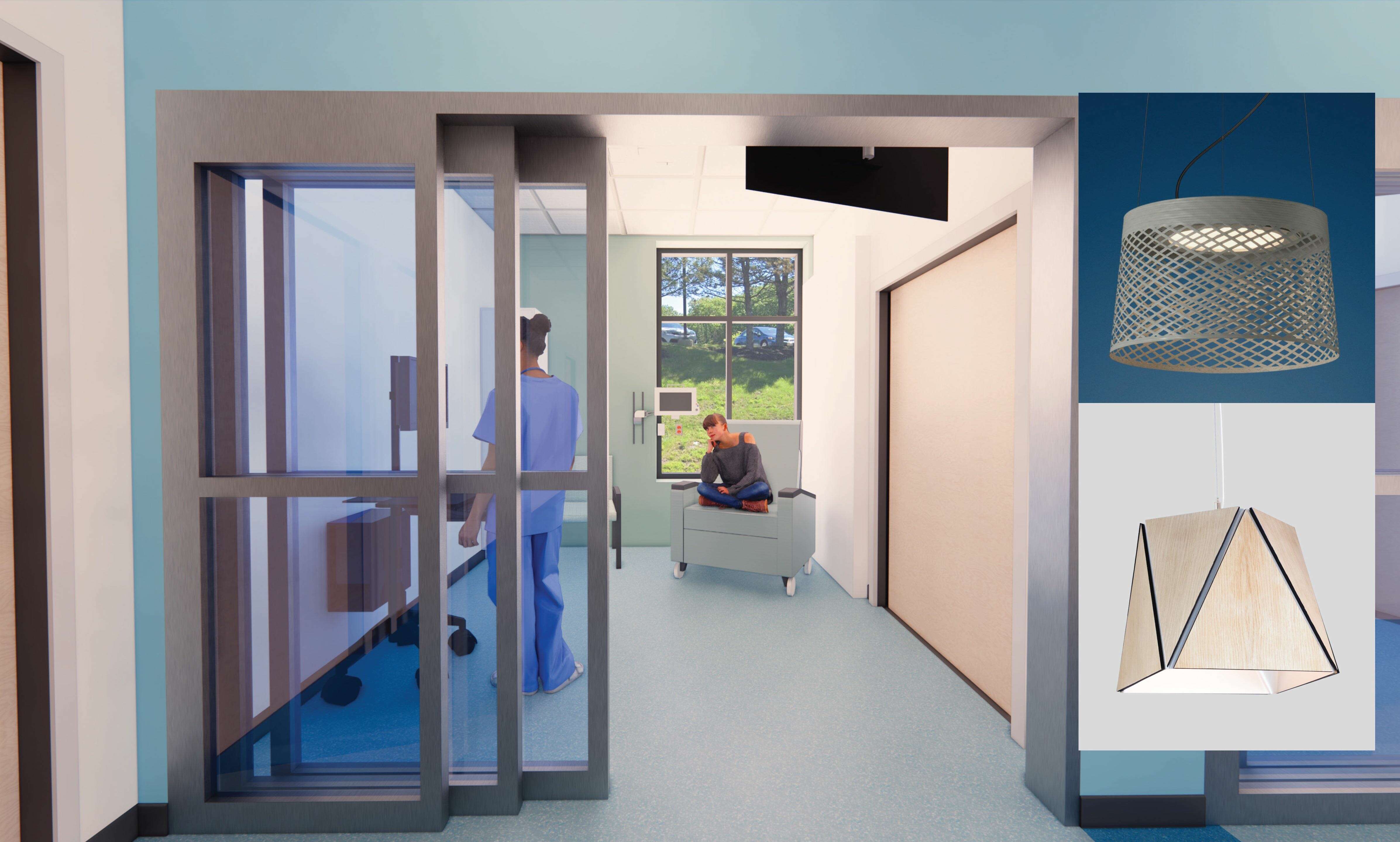 rendering of medical interior