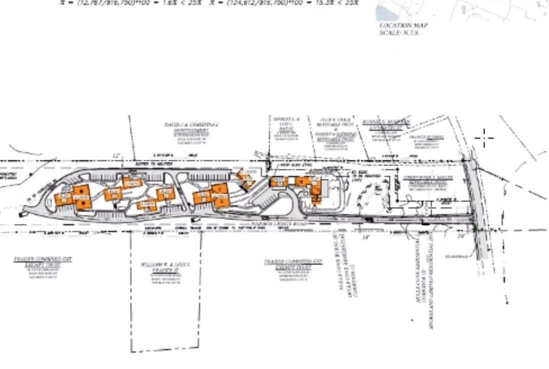 line drawing of development
