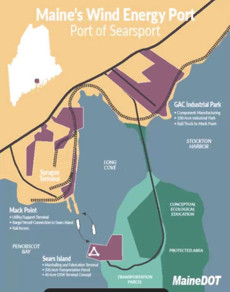 State eyes concepts for developing Searsport as offshore wind hub