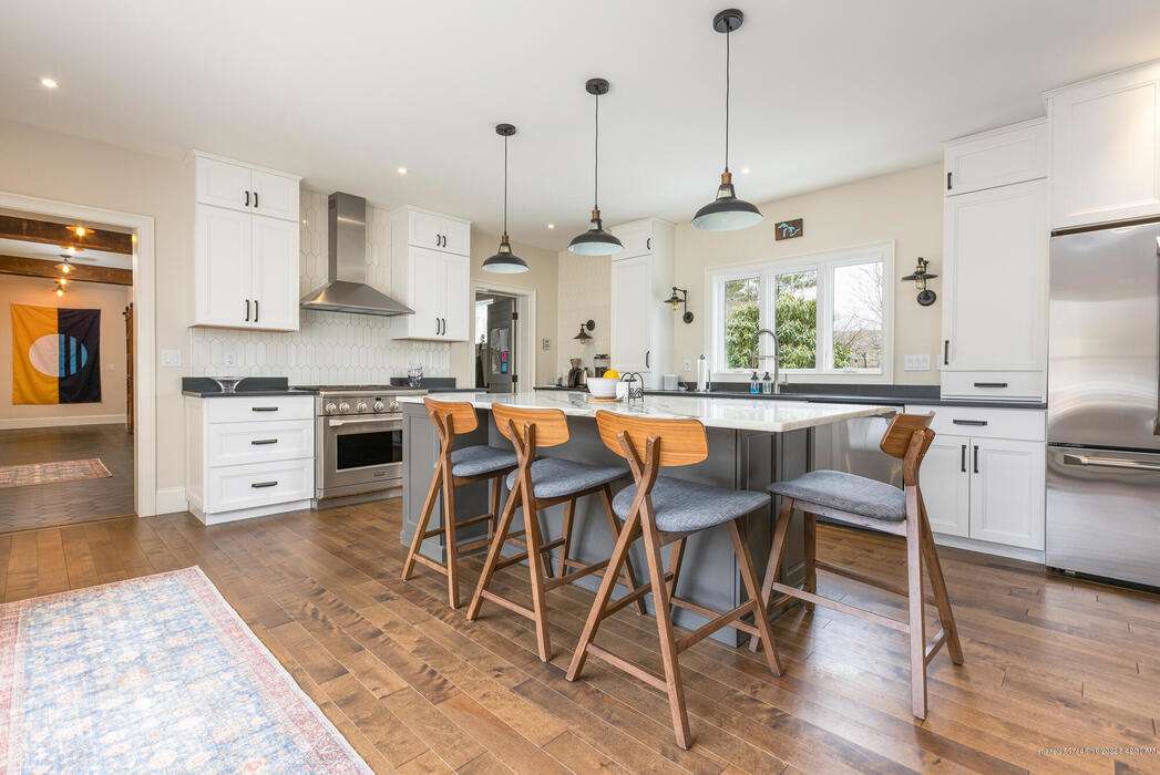 kitchen with island