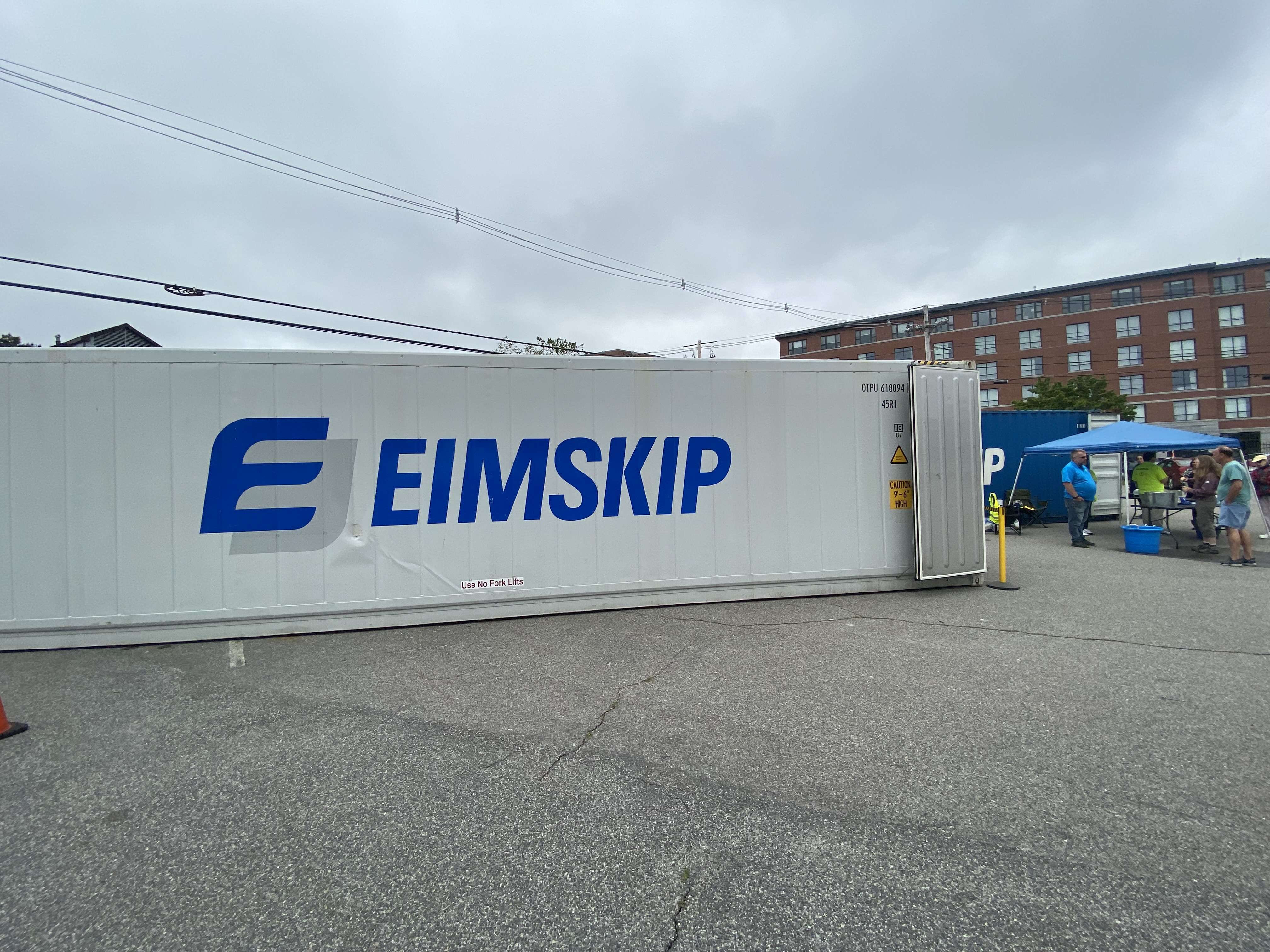 Elmskip empty cargo container