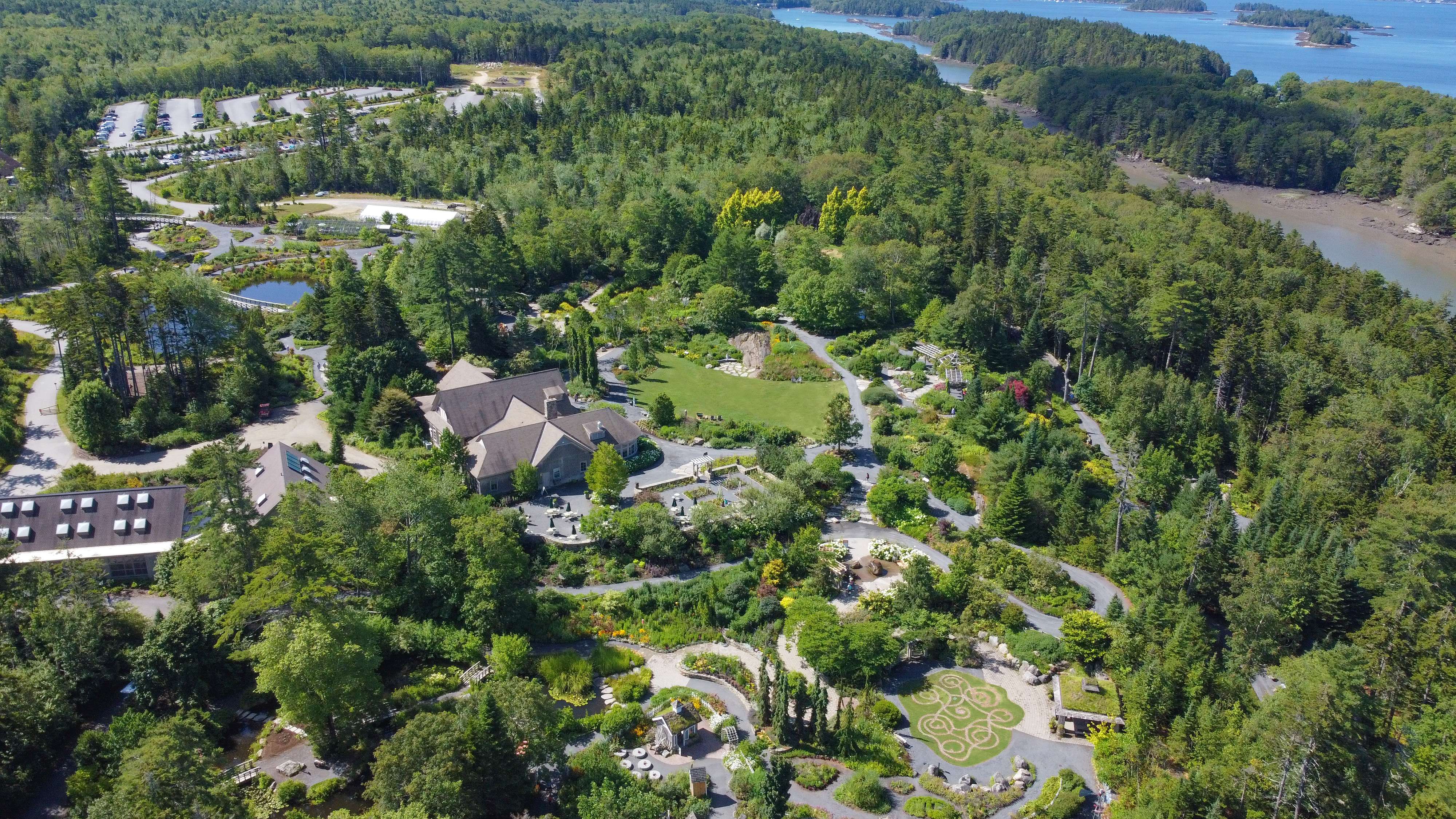 aerial of gardens