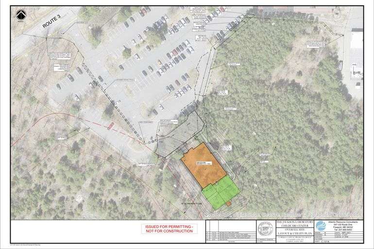 aerial map with color blocks