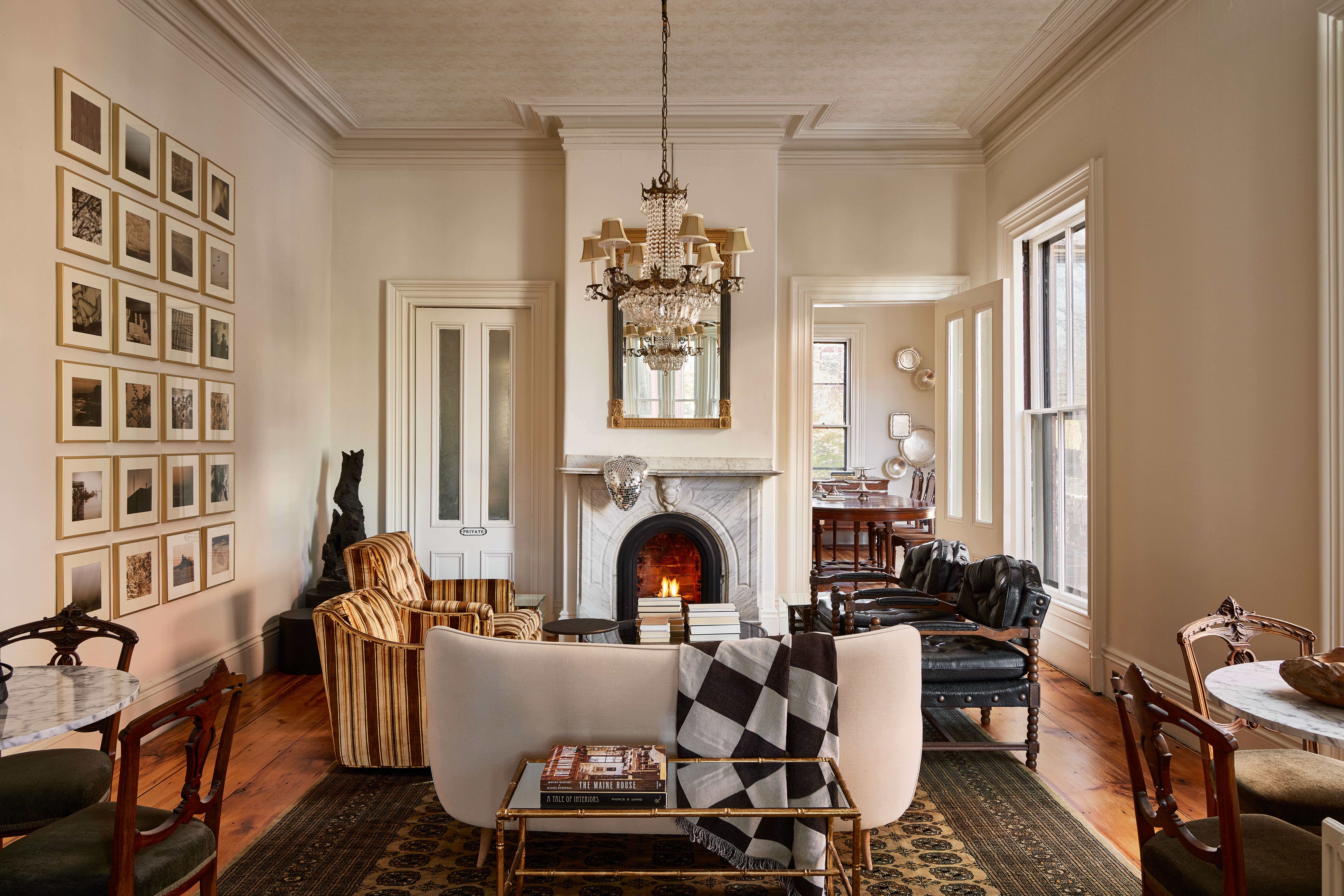 living room with furniture