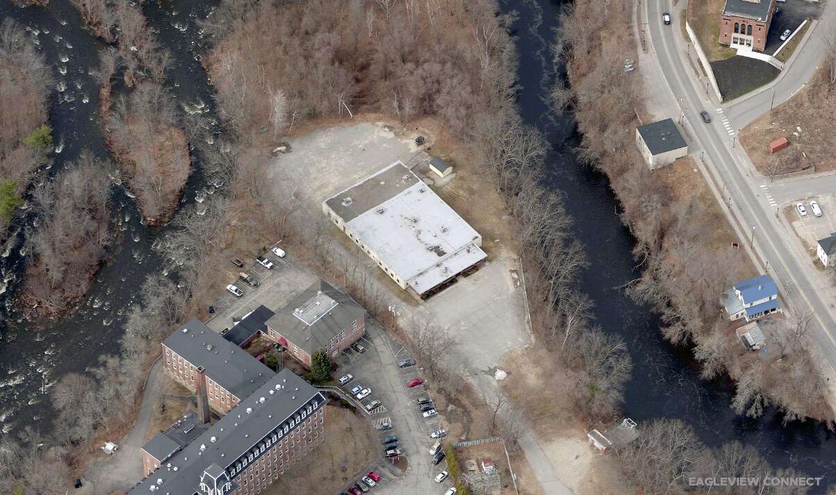 aerial of buildings and ground