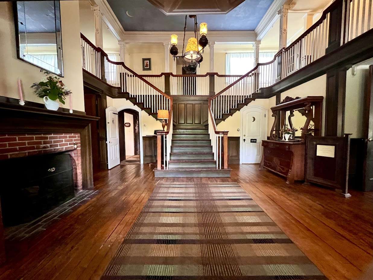 staircase in foyer
