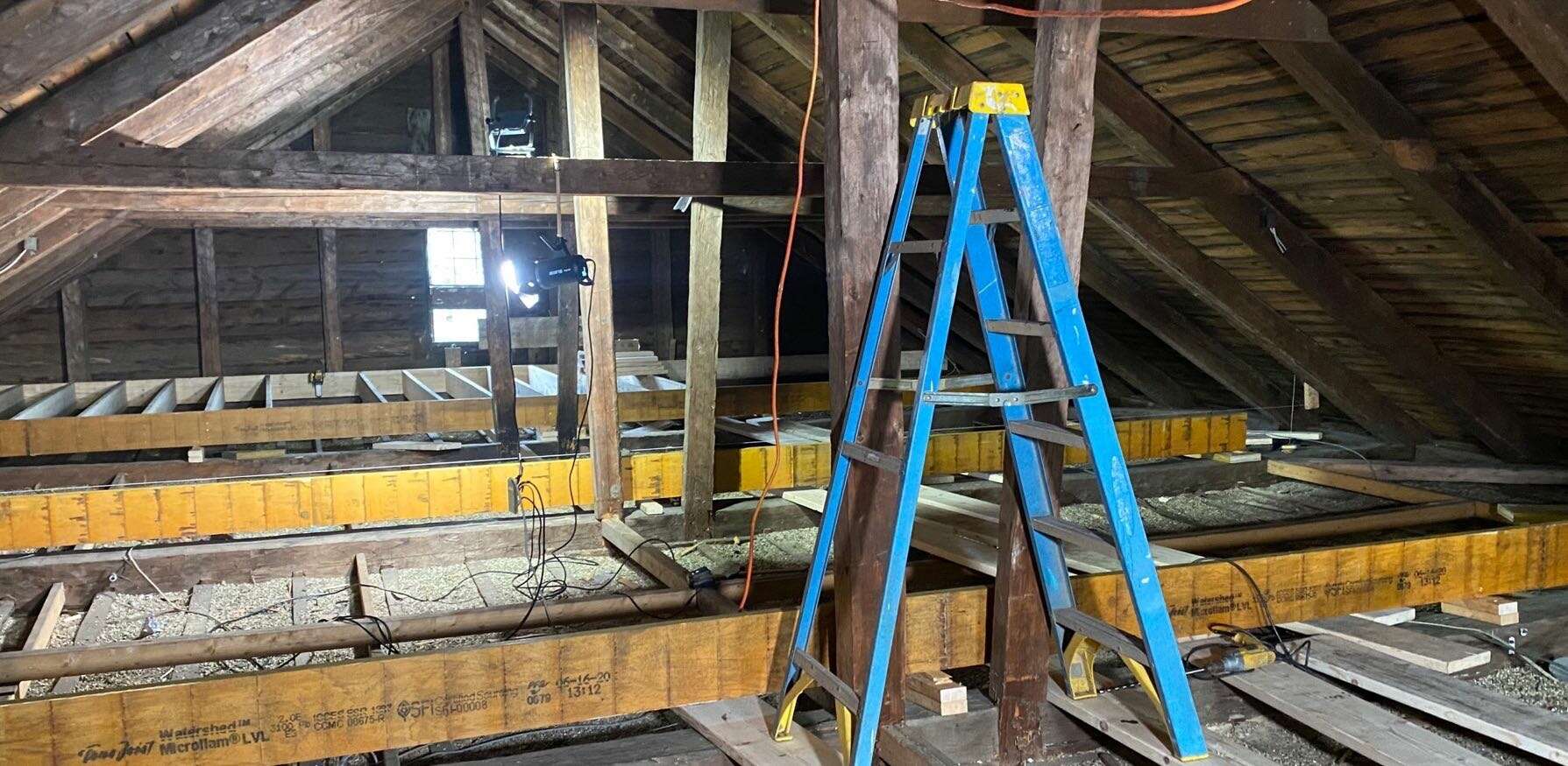 attic under construction