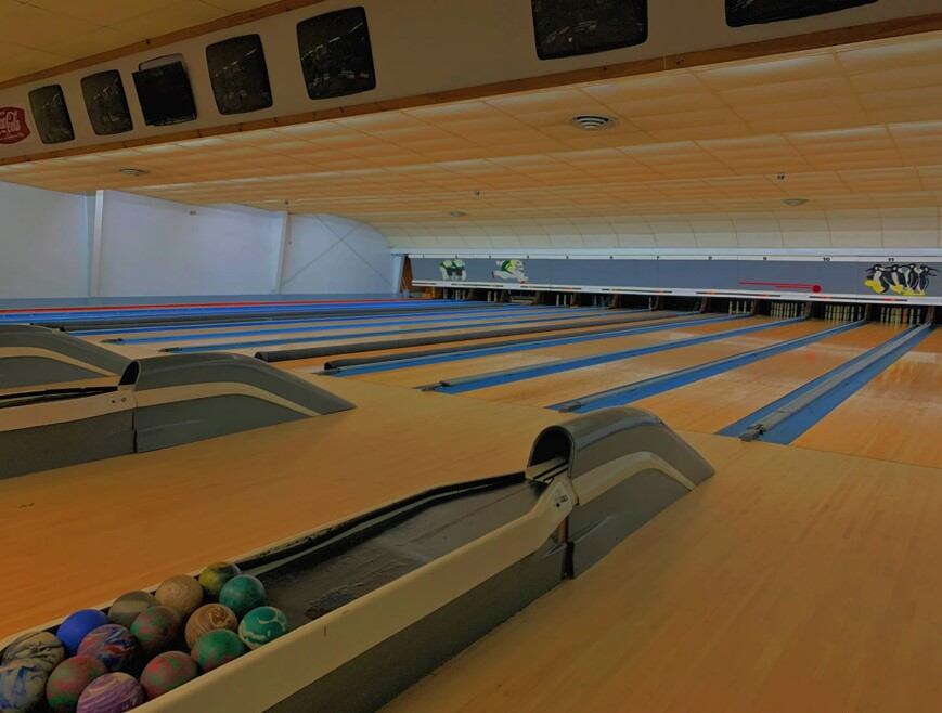 bowling lanes and balls