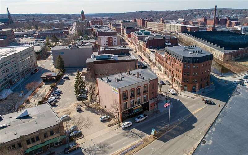 aerial of buldings