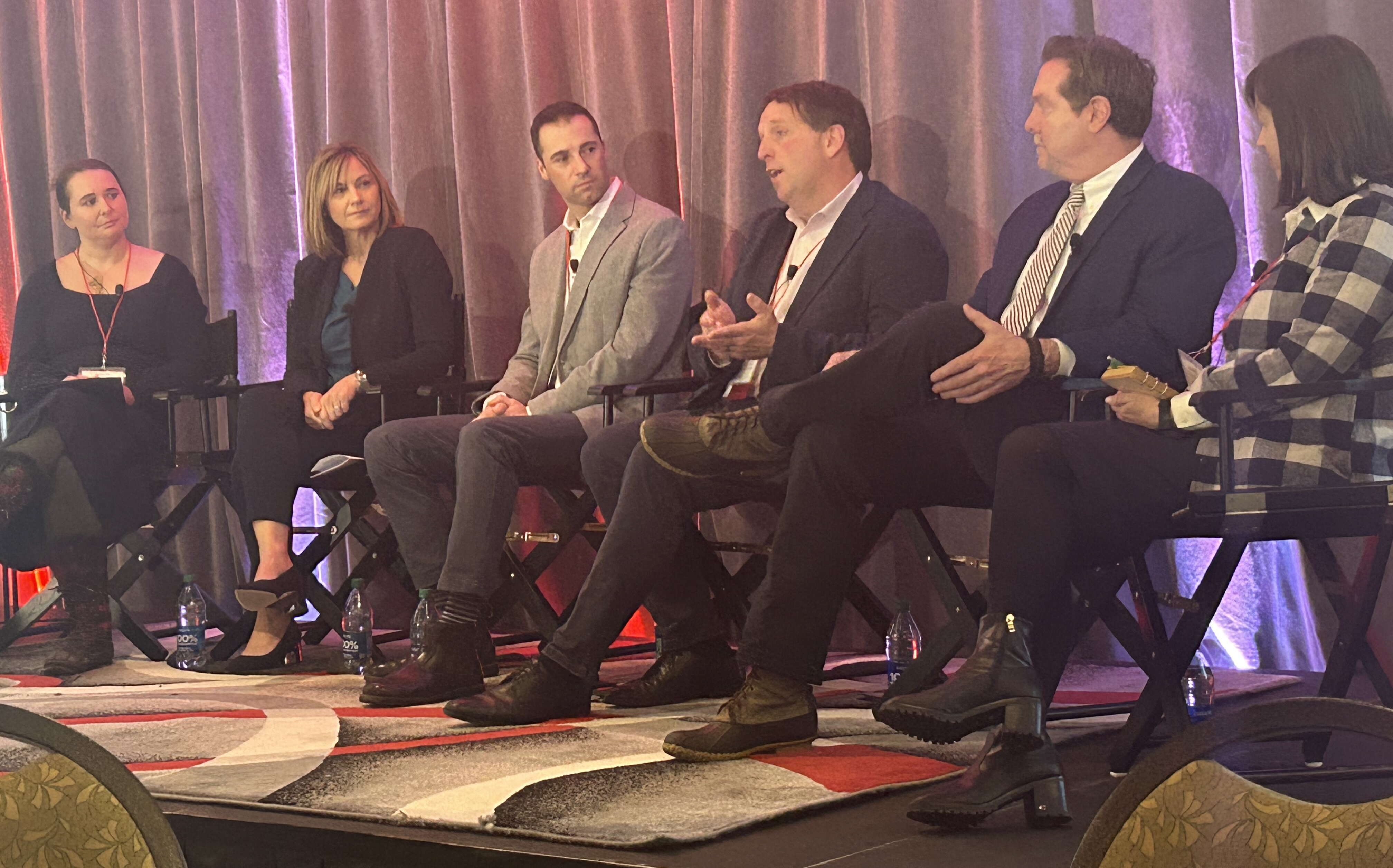 panelists seated