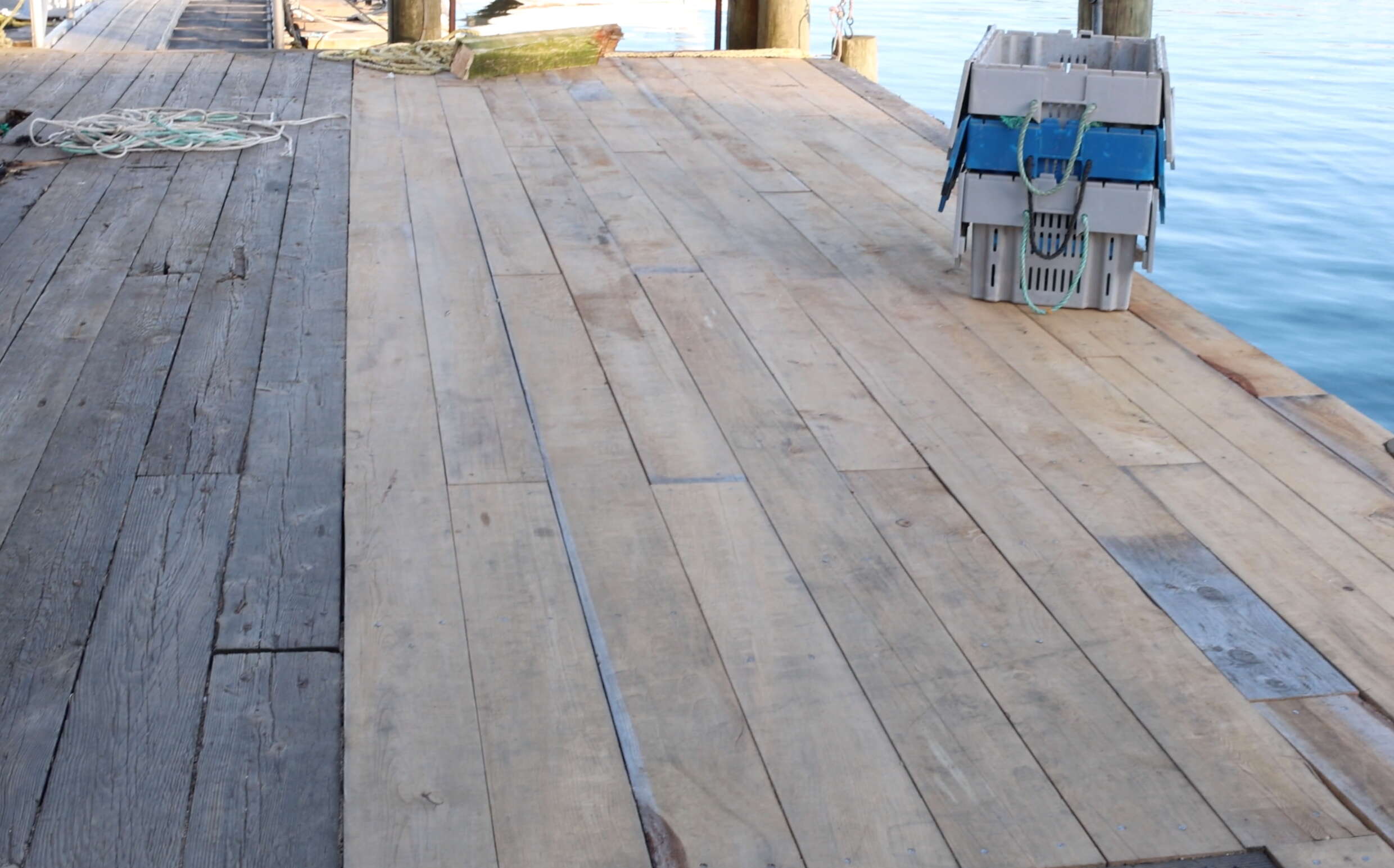 new planks on deck