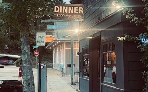 The exterior of Dinner.