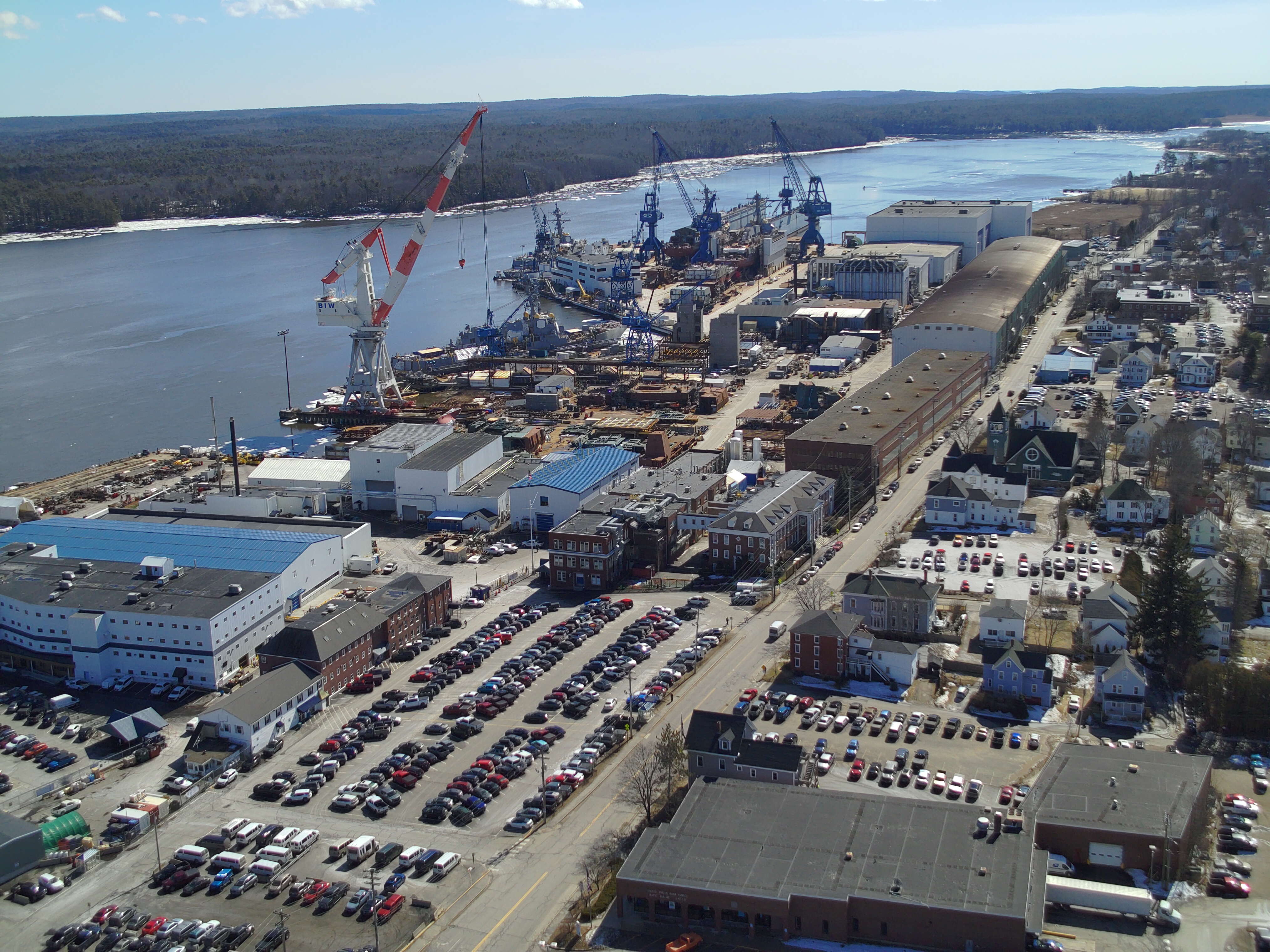 BIW parking lot