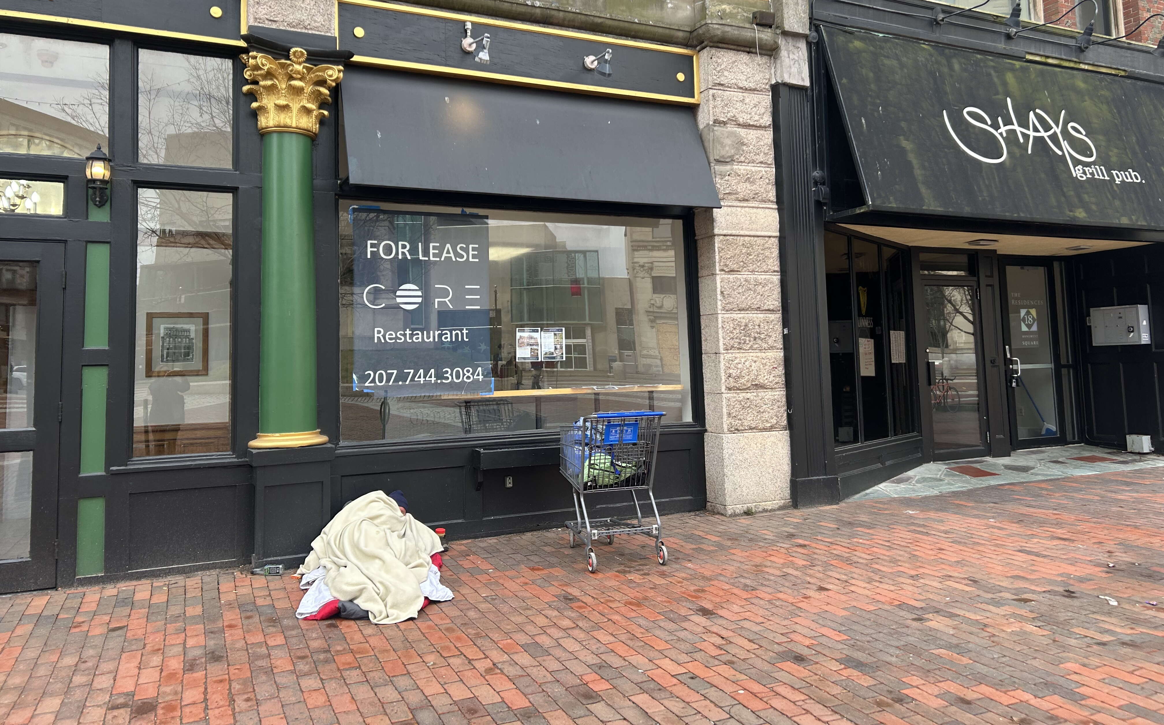 Monument Square in Portland