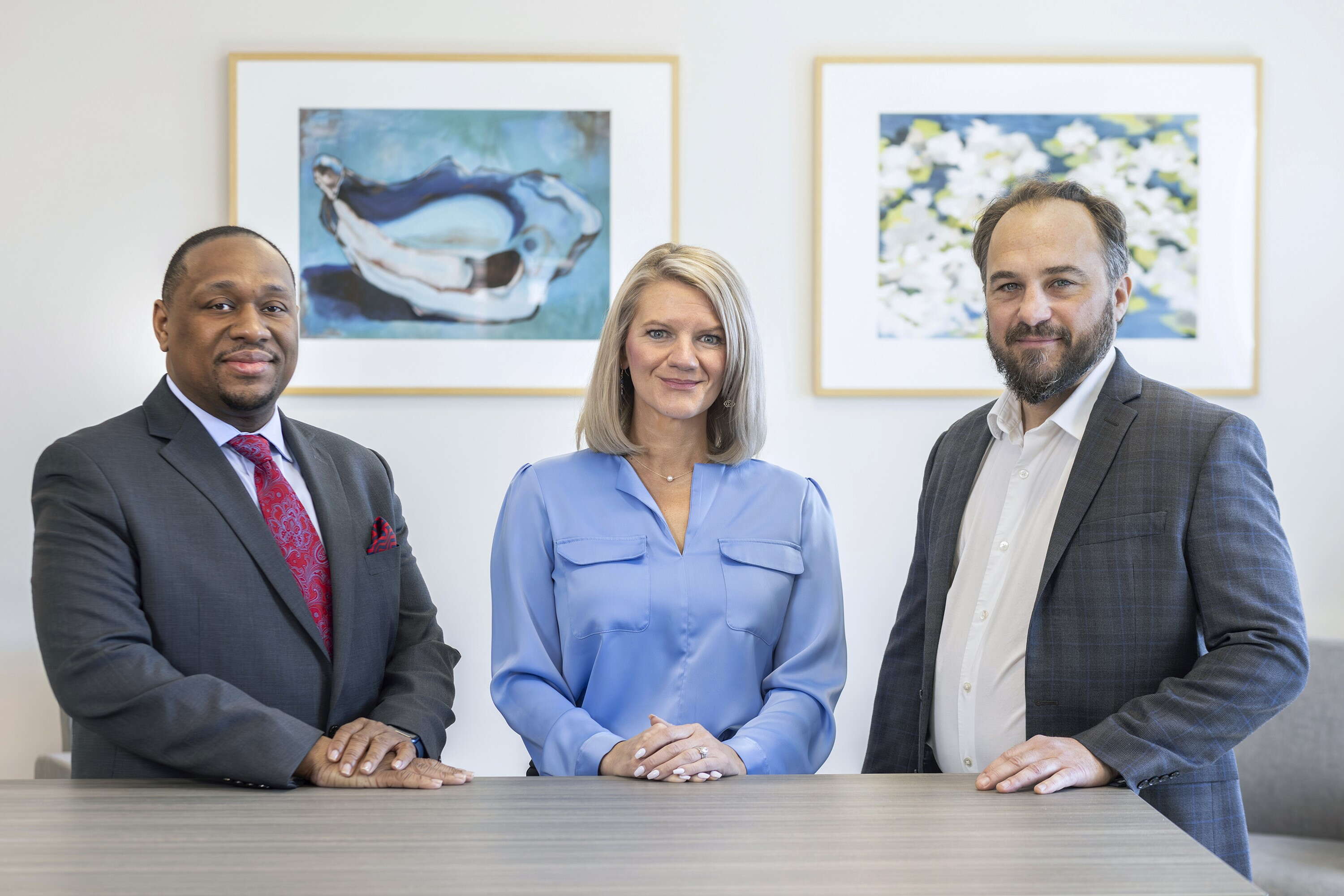NBT Bank - three team members in Portland office