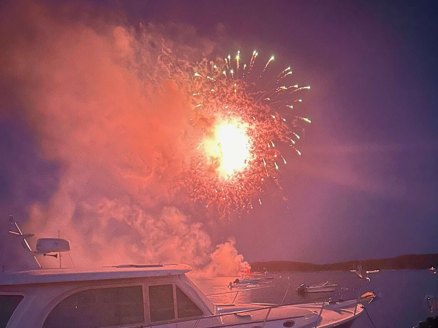 Fireworks in Castine