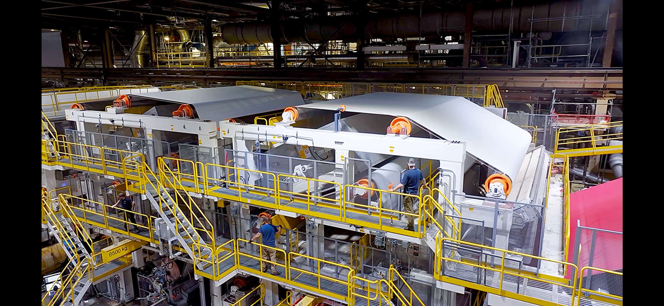 Sappi paper mill interior