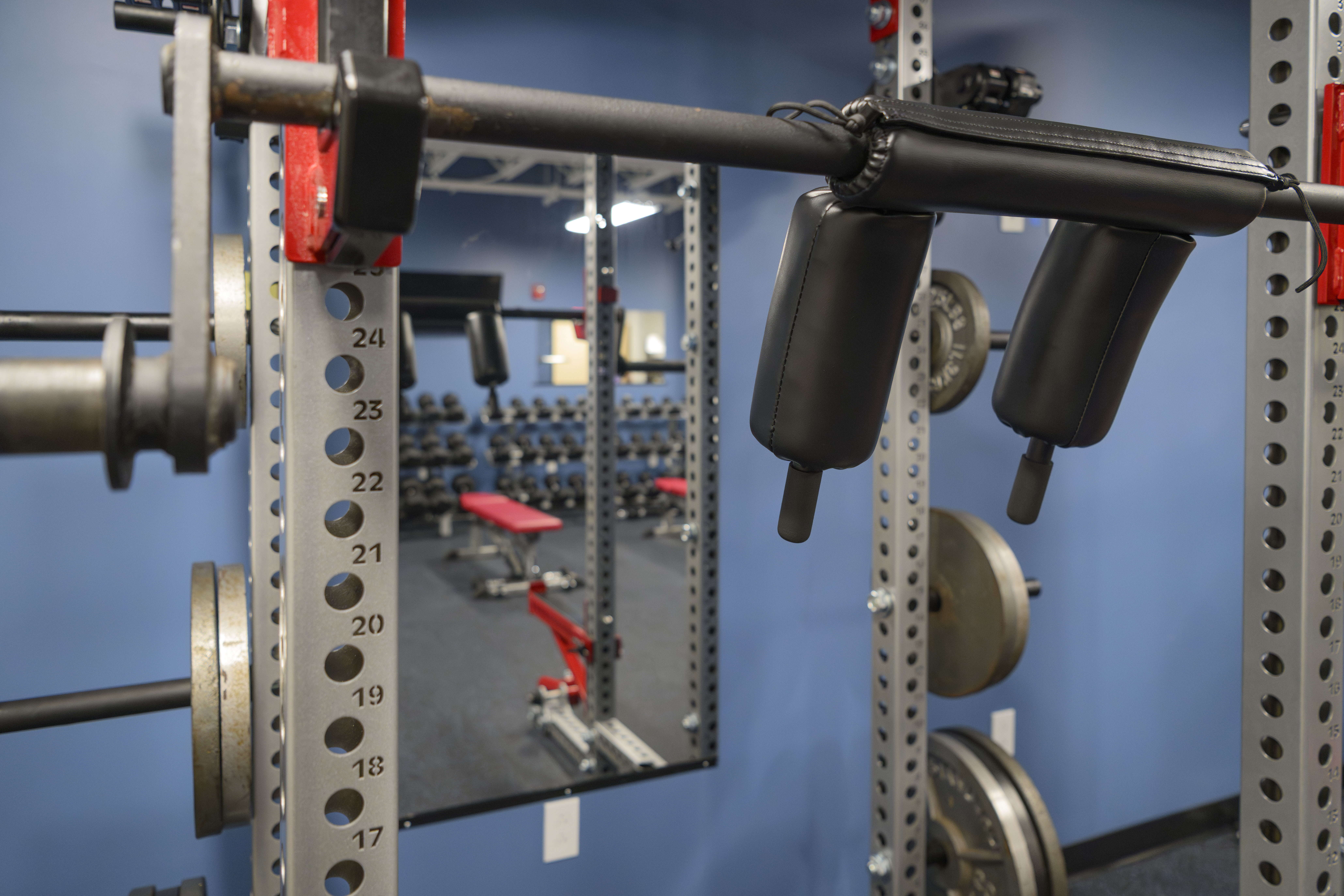 Weight room inside Sea Dogs' new clubhouse