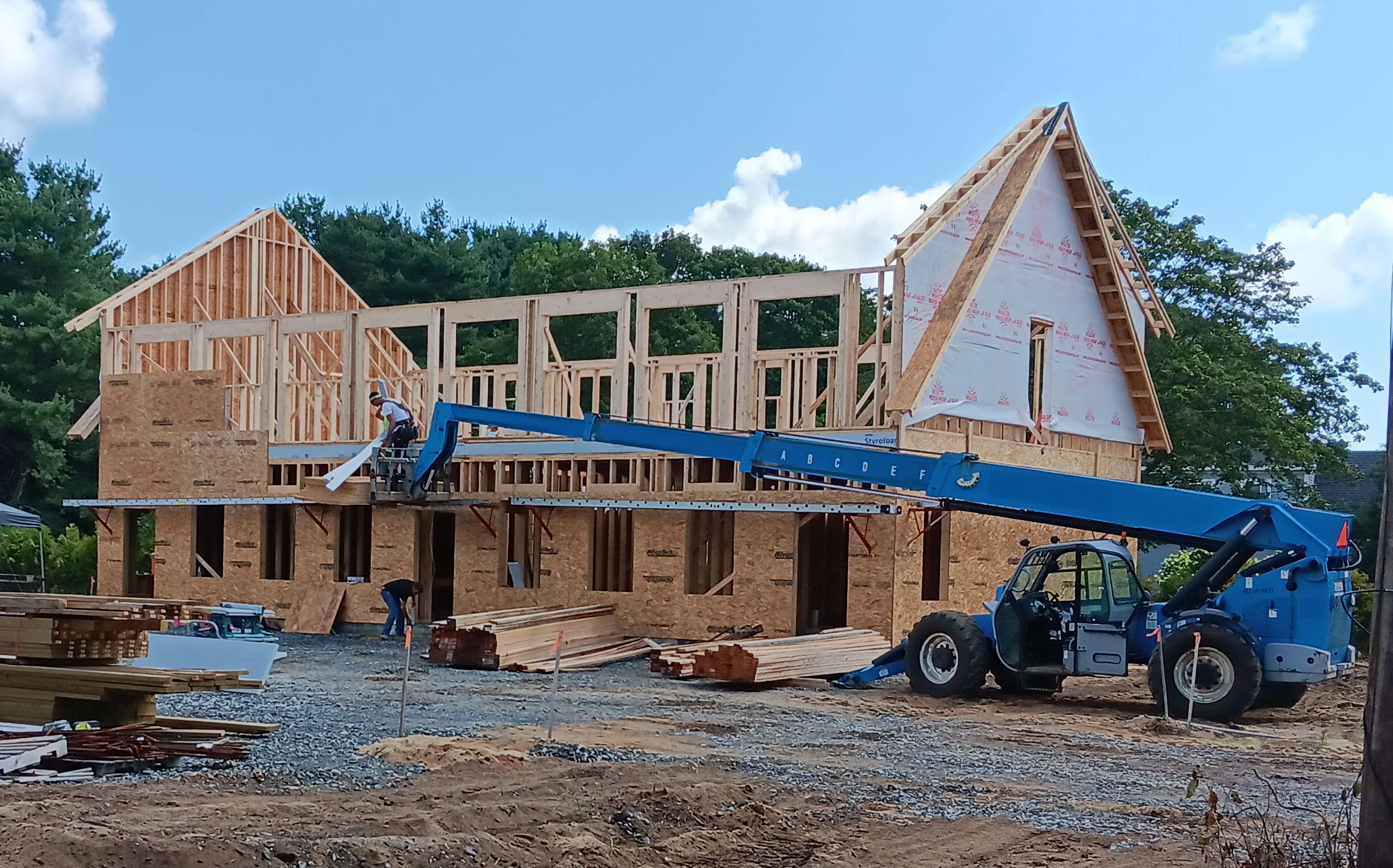 Coastal Commons building under construction in Wells
