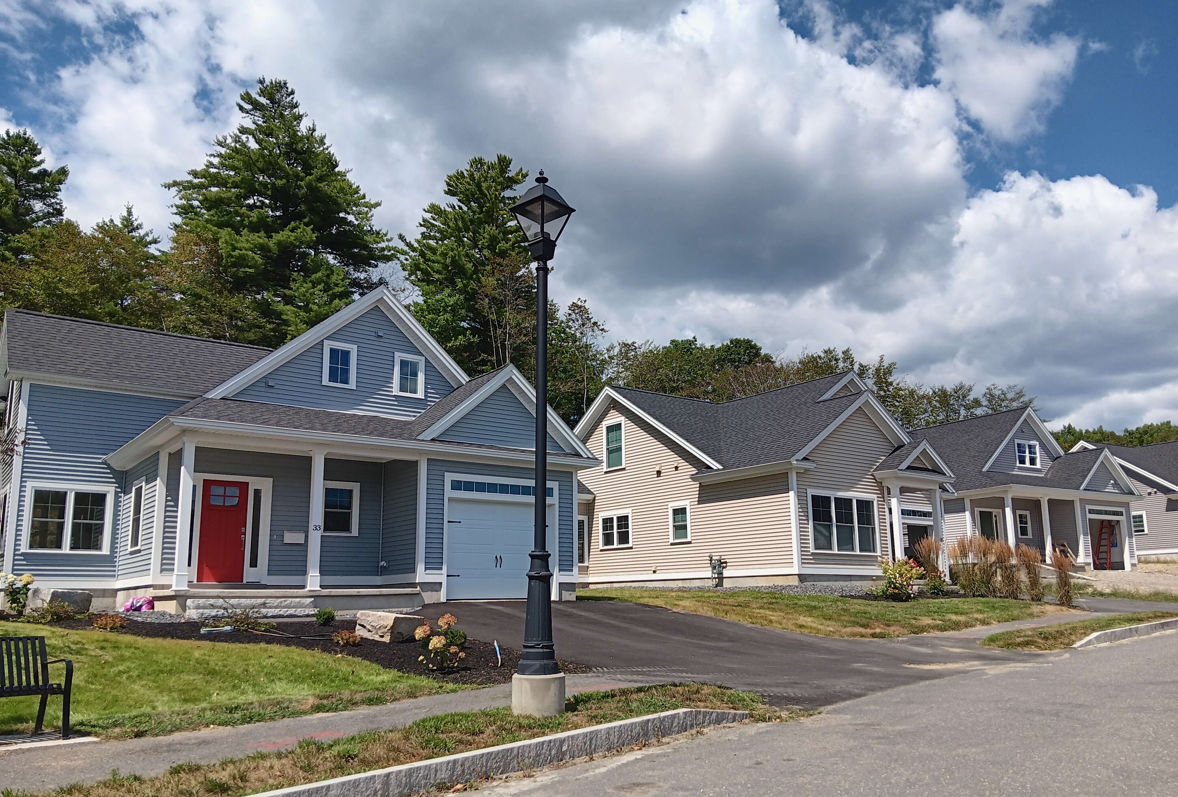 several new condominiums