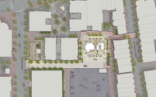 A drawing shows blocks and colors.