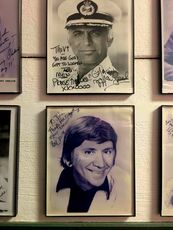 Autographed photos at the Ogunquit Playhouse.