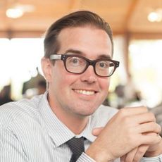 young man in glasses