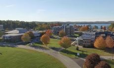 View of Central Maine Community College campus in Auburn.