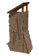 Climbing tower rendering