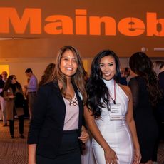 Two women at Mainebiz reception