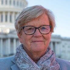 Pingree in front of US Capitol building