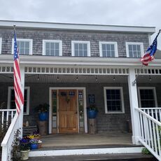 Entrance to The Good Table restaurant  in Cape Elizabeth 