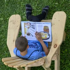 Child reading a book