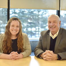 Kelsey Marquis and Gene Ardito of cPort Credit Union