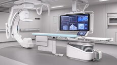 The inside of a white-pinated room has equipment.
