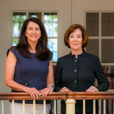 Beverly Worthington and Julie Bourgoin of the Worthington Scholarship Foundation.c